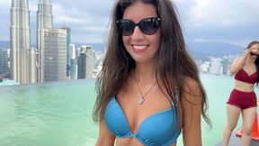 Picked up a hottie in a luxury hotel and nailed her in her room