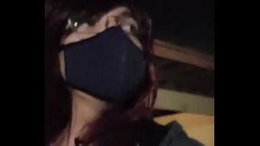 walking outside with no filters, past midnight