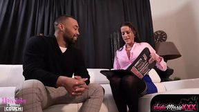 Horny&#x1F975; Sofie Marie Sucks And Fucks Big Black Cock&#x1F32D; For Multiple Orgasms