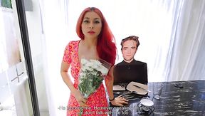 Red-haired fan of Robert Pattinson wants to be fucked well