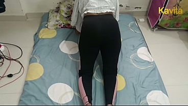 yoga teacher fuck with student, kissing fucking