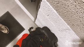 Locker room twink fun