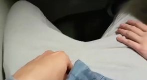 Mega sick!! Public Handjob in Tram+XXL Cumshot*