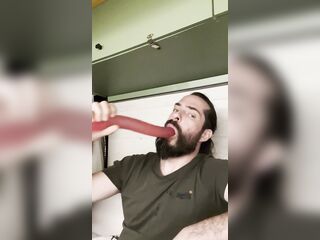 Hidden mouth ignites unfathomable vibrator worship