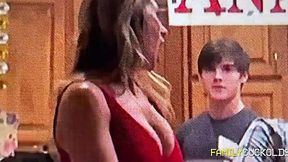 StepMom Goes Wild in Gangbang Frenzy