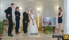 BRIDE4K. Wedding guests are shocked with a XXX video of the gorgeous bride