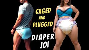 CAGED AND PLUGGED DIAPER JOI 19 minute AUDIO only ASMR