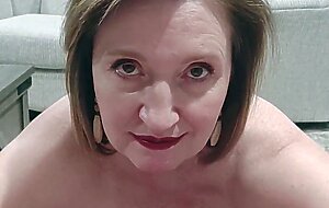 Big Natural Tits Wife Swallows Cum on POV Cam