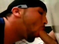 he suck a big dick to w.c