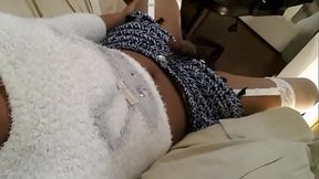 Cute teen shemale orgasms nohands part1