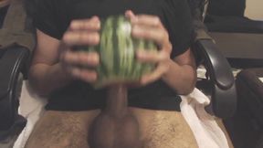 Asian Man Fucks a Watermelon