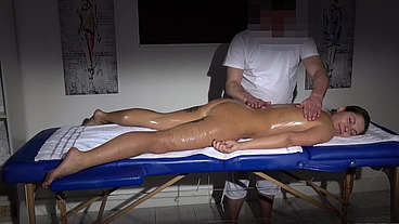 Amazing Katie Hill loves guru massage