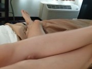 POV TEEN STEP SISTER LETS ME FUCK HER LEGS OUTERCOURSE AND CUM ON HER SMOOTH VIRGIN LEGS
