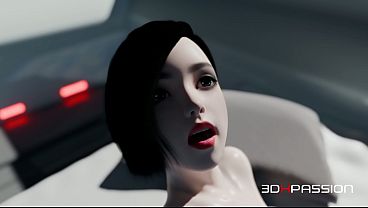 VR Nexus 3 Orbit &ndash_ Slutty AI Babe Deepthroat Blowjob, Side Fuck &amp_ Rough Ass Pounding in Zero Gravity Cum on Back