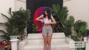 Big-Boobed Brunette Sienna Rae Craves Nade Nasty's Thick Stick