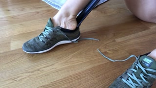 Biggest Shoehorn You've Ever Seen Foot Fetish Asa Akira