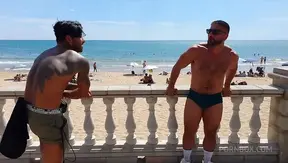 Blazing Hot Gay Sex On The Roof By The Pool