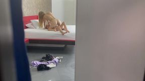 horny lesbians caught fucking in a motel - allison sweet