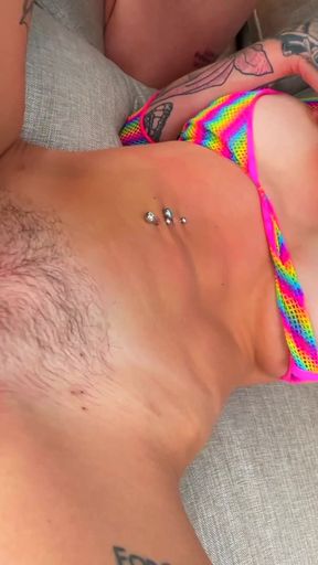 Tattooed babe Anna Chambers fucks hardcore