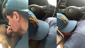 o uber ficou apertando o pau durante a viagem e acabei chupando ele