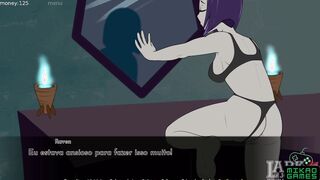 young woman Titans ep 8 Looking at Starfire, Raven and Beast cunt with mouth Twat