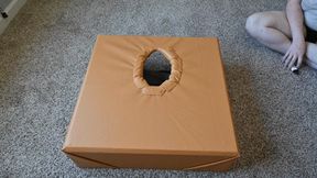 Rhea tramples my face in a smother box (720)