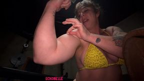 Giant biceps Little Man