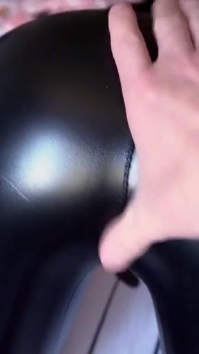 Leather Leggings Doggystyle Fuck