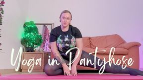 Yoga in Pantyhose day 30