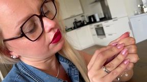 long nails tapping fetish asmr