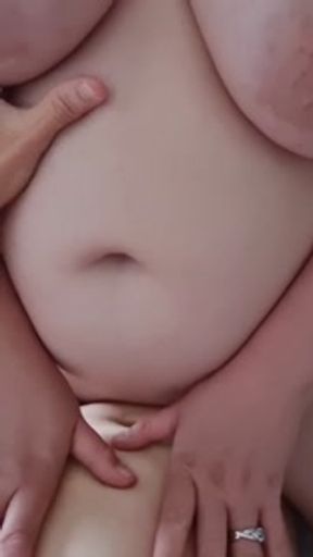 Sexy British Babe with Huge Natural tits Rides on top until She Cums Twice Onlyfans: Secretlovers359