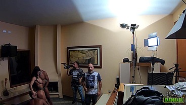 A estrela pornô Yara Morganna nos bastidores - Nego Catra - Capoeira Ator - Sandro Lima - Binho Ted