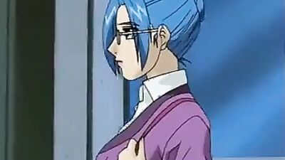 Insatiable hentai chick with big tits goes wild with random guys in public