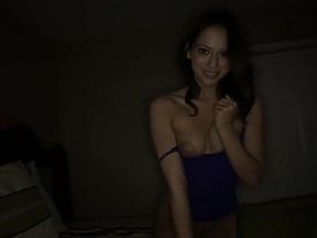 Tiny teen gets pov cream