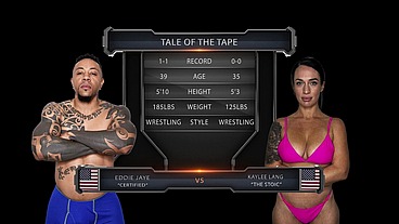 Kaylee Lang vs Eddie Jaye Mixed Wrestling