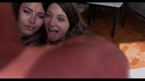 MY POV WITH BISEXUAL TALIA MINT AND MARI GALORE