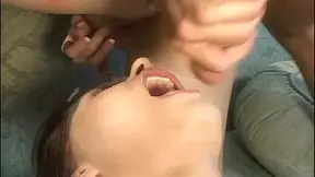 Cum guzzling pornstar katja in an MFF threeway fuck lesbo