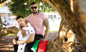 Hot Latino hunk sucking a BWC before taking it up the bum