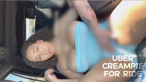 Uber Creampie For Ride