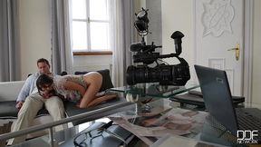 sultry slut jay dee gets double penetrated to orgasm