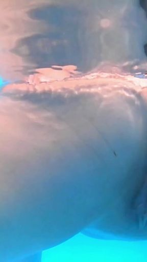 Breath Holding Underwater in Pool
