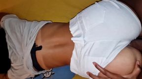 Big ass stepmom likes to fuck on fours doggy style with her stepson every time his wife leaves for work