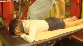 Asian Masseuse Delivers Steamy Happy Ending with Wild Table Sex