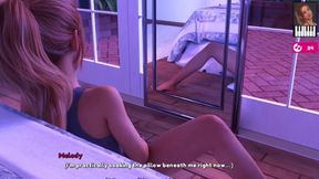 Melody part 7: we have started with our lessons, she loves to masturbate