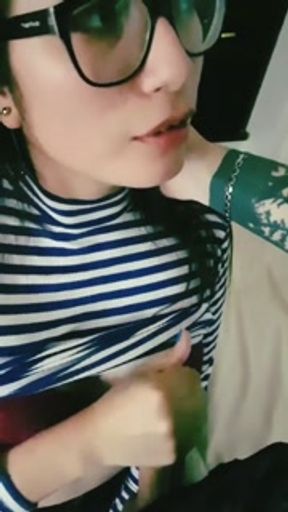 She doesn't want to but she loves to suck it