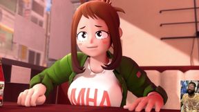 My Hero Academia Futa Plays a Fun Cum Game, Hard Futa Cock Widowmaker Fucks a Thicc Futa Sex Toy