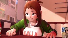 My Hero Academia Futa Plays a Fun Cum Game, Hard Futa Cock Widowmaker Fucks a Thicc Futa Sex Toy