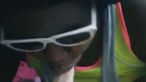 BBW black whore sucking my big white dick deepthroat