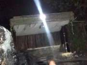 Cum and pee in the pool and shower