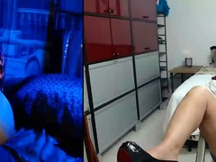 Chubby Brunette Big Boobs Dildo Masturbation